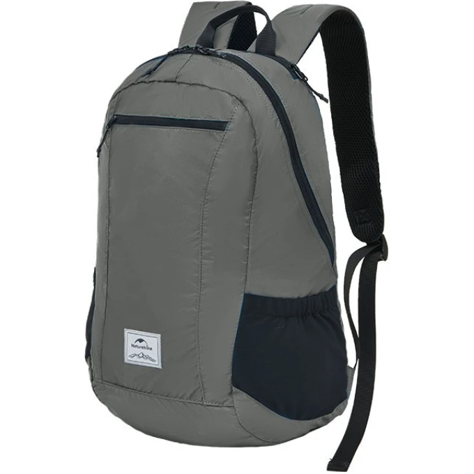 Рюкзак NATUREHIKE NH17A012-B 25л компактный ультралегкий серый 6977465868527